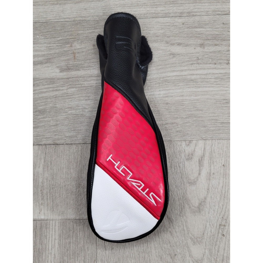 TaylorMade Stealth Rescue Hybrid Golf Club Headcover Black Red White Head Cover